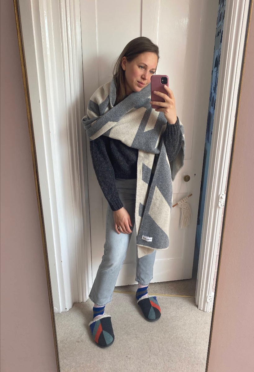 NEW Geometric Scarf | Ready for al fresco dining - eepurl.com/hv5SMX