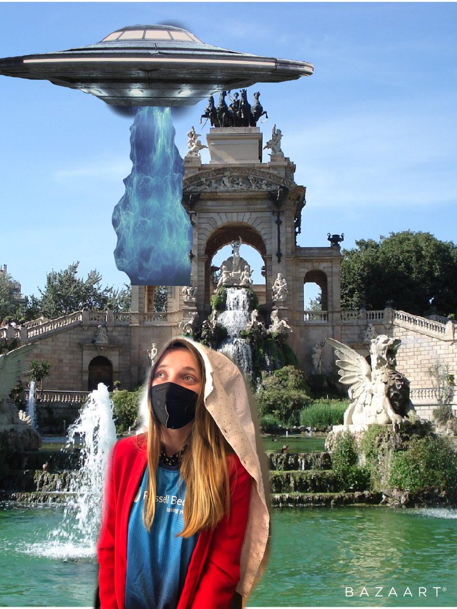 BujonsClara's tweet photo. PRUEBA 12: La novia llegó con una lujosa nave espacial 🪐🛸🚀  Y, como no, en nuestra querida ciudad de Barcelona concretamente en el Parque de la Ciutadella!!! Parada previa al destino final: Hostel INOUT!! ❤️ Ready?🤩 #RussellHomes #cheers4u #cheers4u2021 @Cheers4uF https://t.co/I7Lw8xW26t