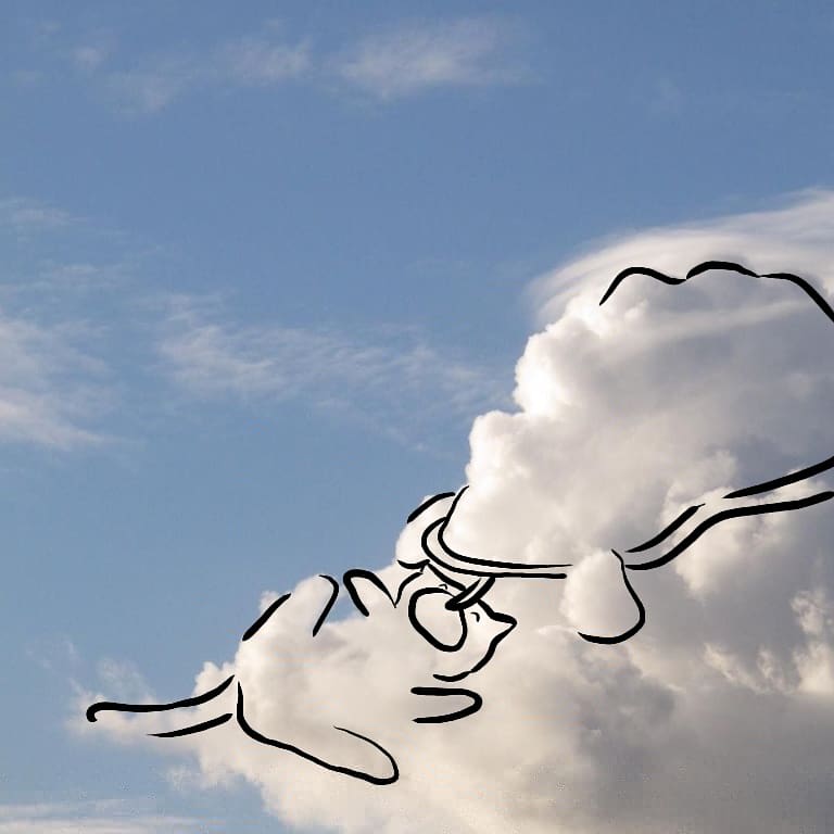 เห็นคนเอารูปวาดเมฆมาอวดกัน ขออวดด้วยคน