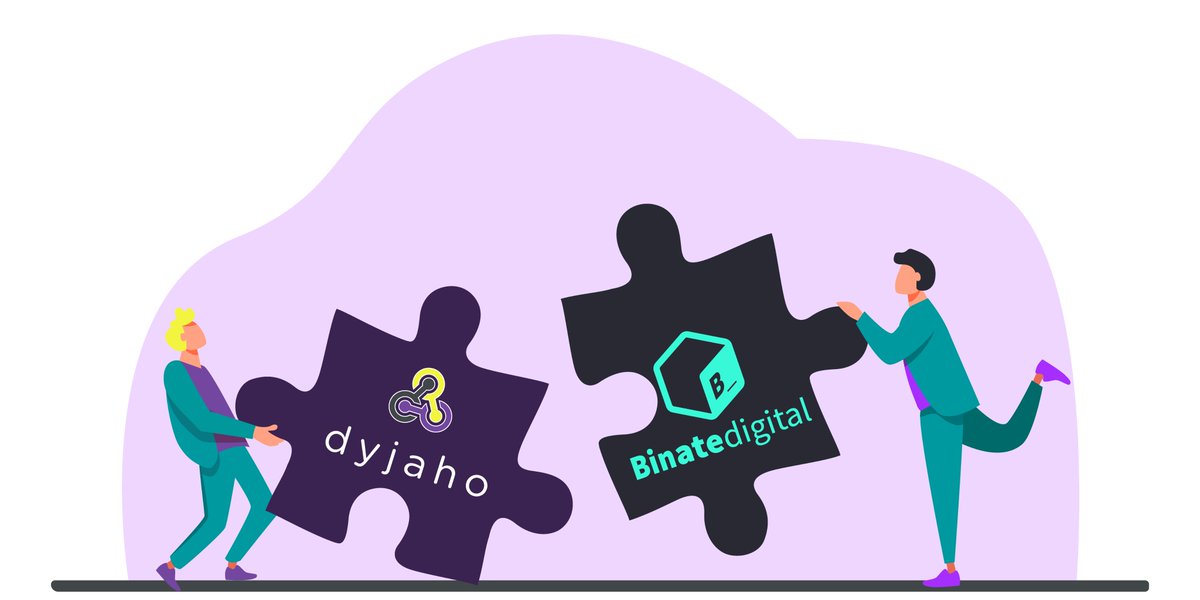 We’re delighted to announce today that Binate Digital will be joining the <a href="/dyjaho/">dyjaho</a> family, forming a 360º digital &amp; communications agency.
Dyjaho's vast range of expertise across strategic communications and marketing will now be available to all Binate clients.
(1/2)