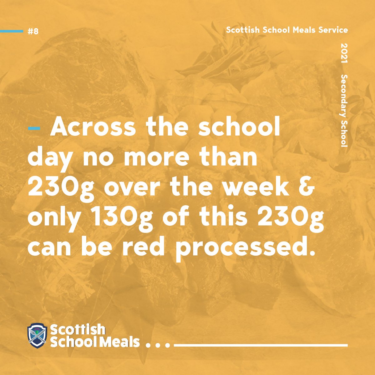 Secondary Schools are also seeing changes to Red &amp; Red Processed Meat requirements! 🌯🍛🥪