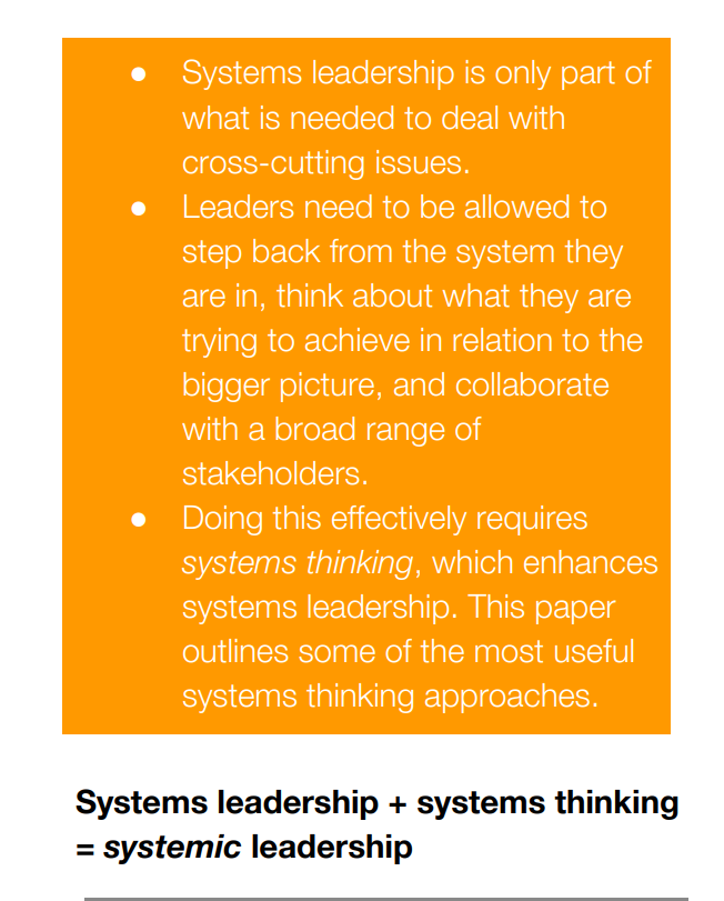 This is a useful article for system leaders as it sets out a whole series of systems thinking tools, frameworks &amp; approaches, several of which I have found to be helpful &amp; practical (Soft Systems Methodology, Back-Casting etc): assets.publishing.service.gov.uk/government/upl… Thank you <a href="/systemslocalgov/">Catherine Hobbs</a>