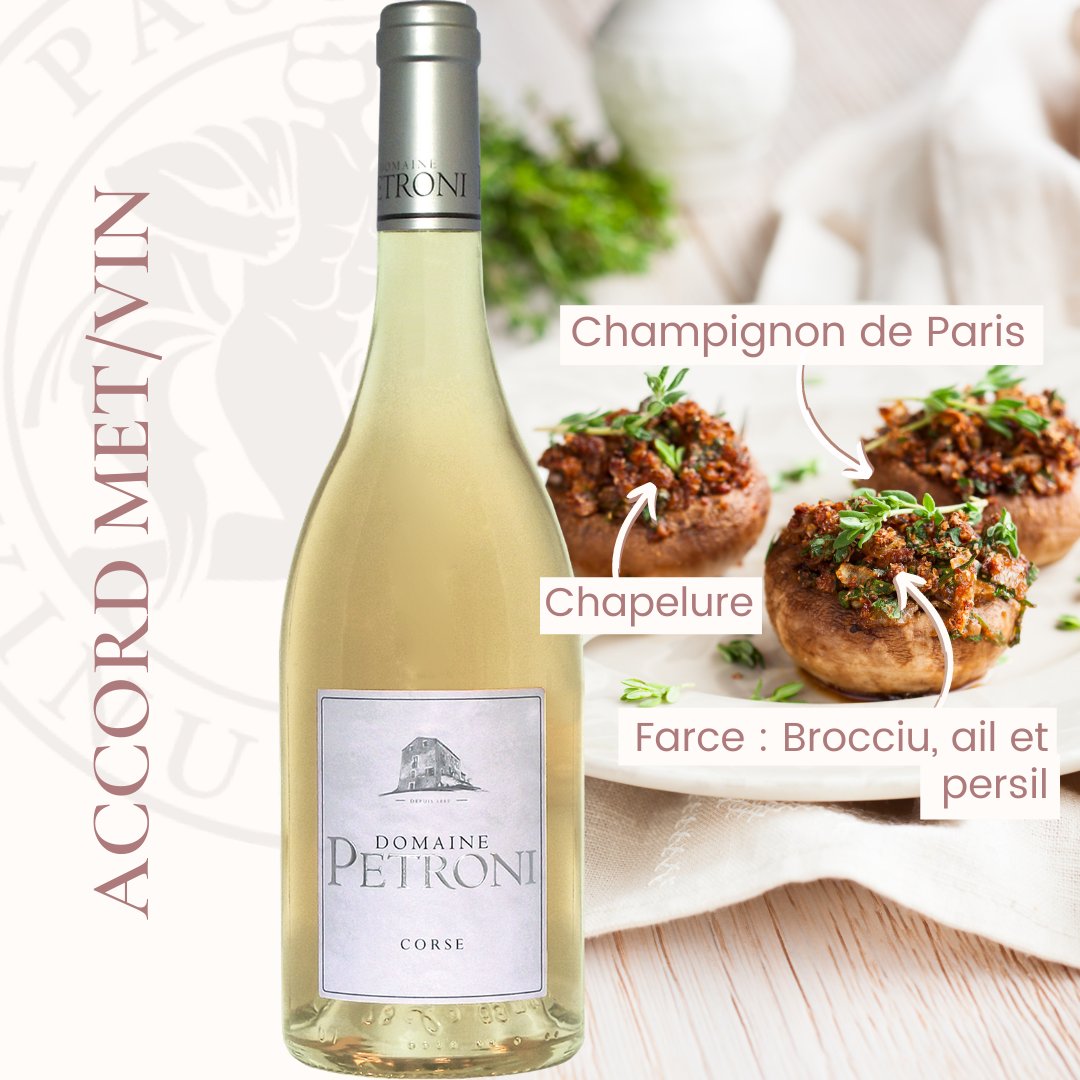 CaveAleria's tweet photo. Pour parfaire votre apéritif du vendredi soir, jouez la carte de la fraîcheur en accompagnant vos champignons farcis au brocciu d'un verre d’ A.O.P. Blanc Domaine Petroni.
#reservedupresident #vinsdecorse #aleriacorse #borntobewine #winelover #corsicanwine #vinunustrale https://t.co/toL20RUmET