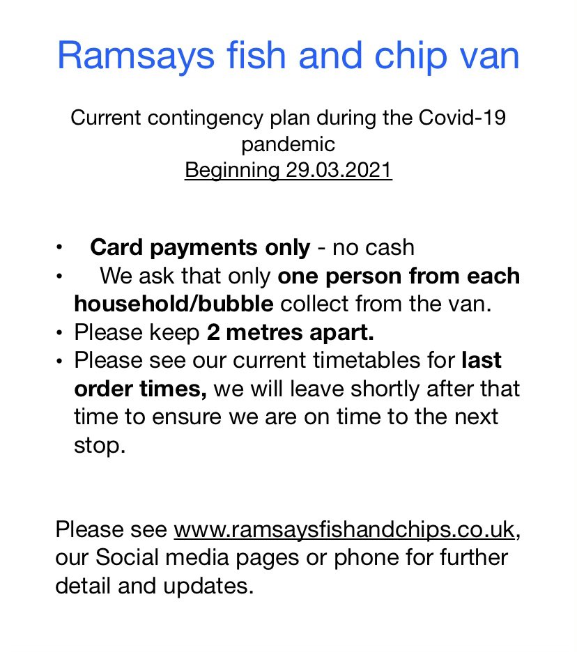 It’s #FishAndChipFriday we are in Swaledale this evening. #Reeth #Healaugh #LowRow #Gunnerside