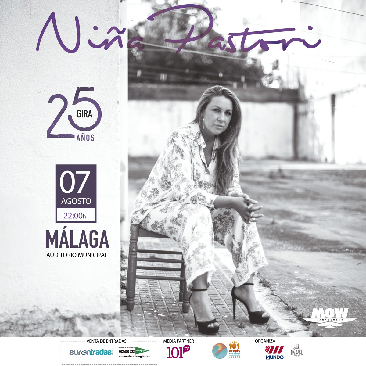 Ya tenemos fecha para la #Gira25Años de Niña Pastori en Málaga <a href="/npastorioficial/">Niña Pastori Oficial</a> 
07 de agosto Auditorio Municipal
#25AñosNiñaPastori 
#EseGitano25aniversario  

🎟️📅🏟️Toda la info y entradas aquí  bit.ly/3ahGIRD
#VuelvelaMúsica