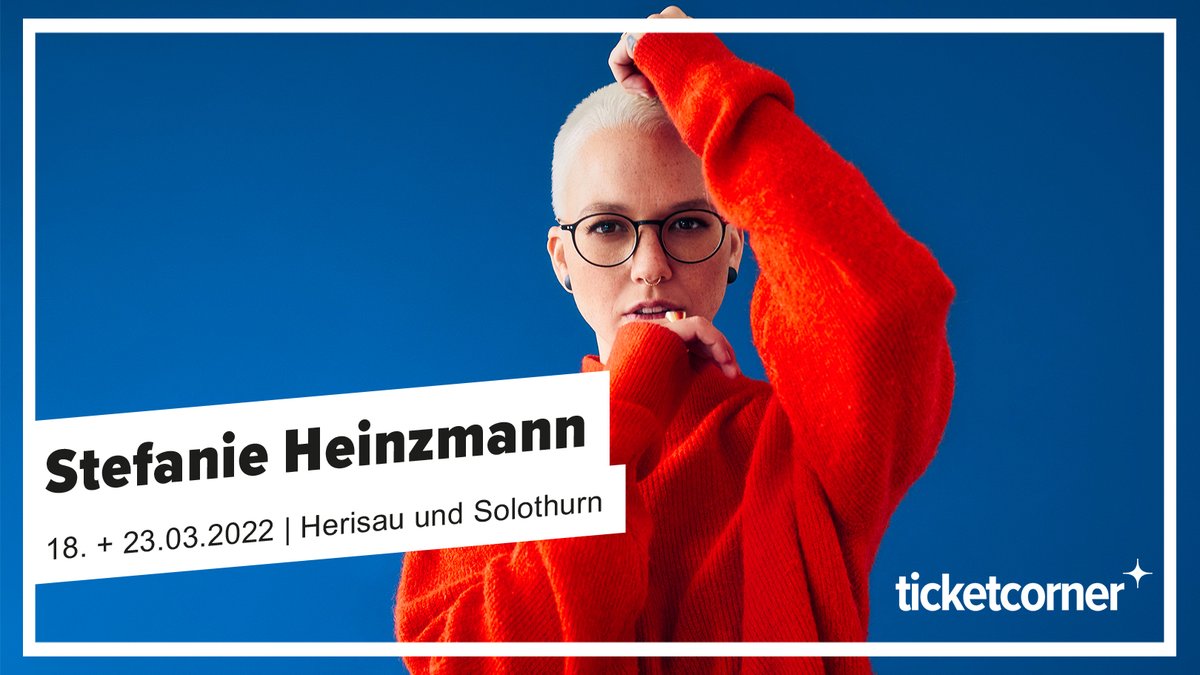 Ticketcorner (@ticketcorner) on Twitter photo «Labyrinth Live»-Tour: Mit neuer Musik kehrt die Schweizer Sängerin <a href="/s_heinzmann/">STEFANIE HEINZMANN</a> zurück auf die Bühne. 🔥😎
👉🎫 Tickets für die Konzerte sind ab sofort erhältlich: fal.cn/Stefanieheinzm… «Labyrinth Live»-Tour: Mit neuer Musik kehrt die Schweizer Sängerin <a href="/s_heinzmann/">STEFANIE HEINZMANN</a> zurück auf die Bühne. 🔥😎
👉🎫 Tickets für die Konzerte sind ab sofort erhältlich: fal.cn/Stefanieheinzm…