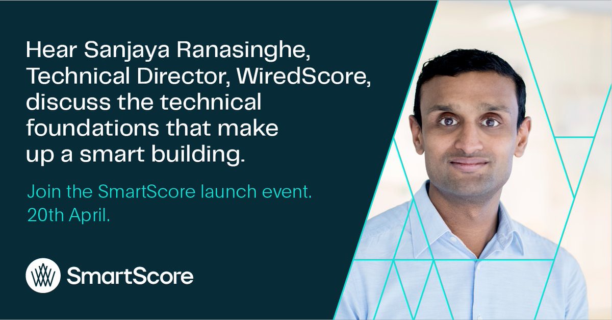 WiredScore's tweet photo. What is a smart building? It's the topic of the moment in Real Estate, and @sanj_ranasinghe has the answers! Join our #SmartScoreLaunch to listen to our Technical Director discuss what makes a building really smart. https://t.co/i0nlPi9aFm https://t.co/4JPhHWDaMb