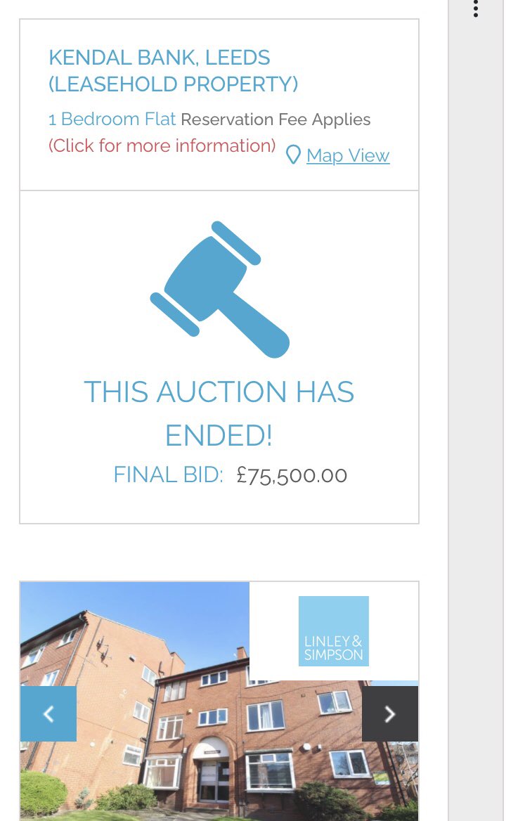 Fantastic result for <a href="/LinleySimpson/">Linley & Simpson</a> @iamsold  29 bids and achieve well above the reserve price #Auction #estateagents #iamsold