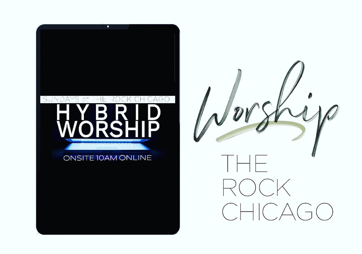 TheROCK_Chi's tweet photo. Join us @ROCKCHI for Hybrid Worship - Onsite or Online Sunday morning at 10AM!🙌🏾
https://t.co/E9wI00xyGa https://t.co/teBHvj8pGu