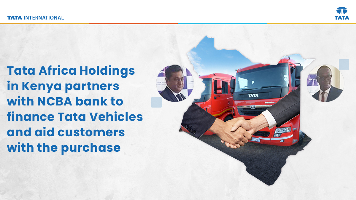 TataIntl's tweet photo. Tata International’s Kenya team partnered with NCBA Bank on March 3, 2021, to finance Tata models throughout the country. The partnership will benefit the customers by offering them 95% financing and several other benefits.
#TataCommercialVehicles #Kenya #TataInternational https://t.co/iDEqDeflTZ