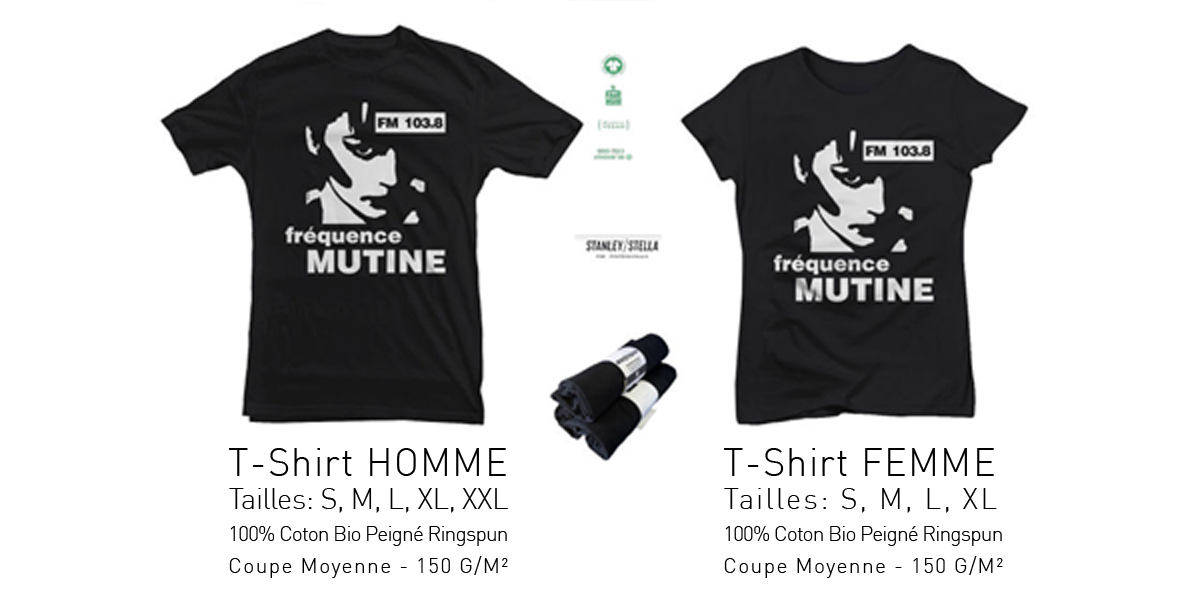 FMutine's tweet photo. #Brest Nous lançons une prévente de #Tshirts #solidaires sur notre site. Notre objectif est de pouvoir compenser en partie les pertes liées à notre #FoireAuxDisquesEtBDs #FAD19 que nous ne pourrons organiser en 2021 @LaCarene. Toutes les infos >> https://t.co/gLuhUQWHmg. Merci. https://t.co/nD41cezFAm