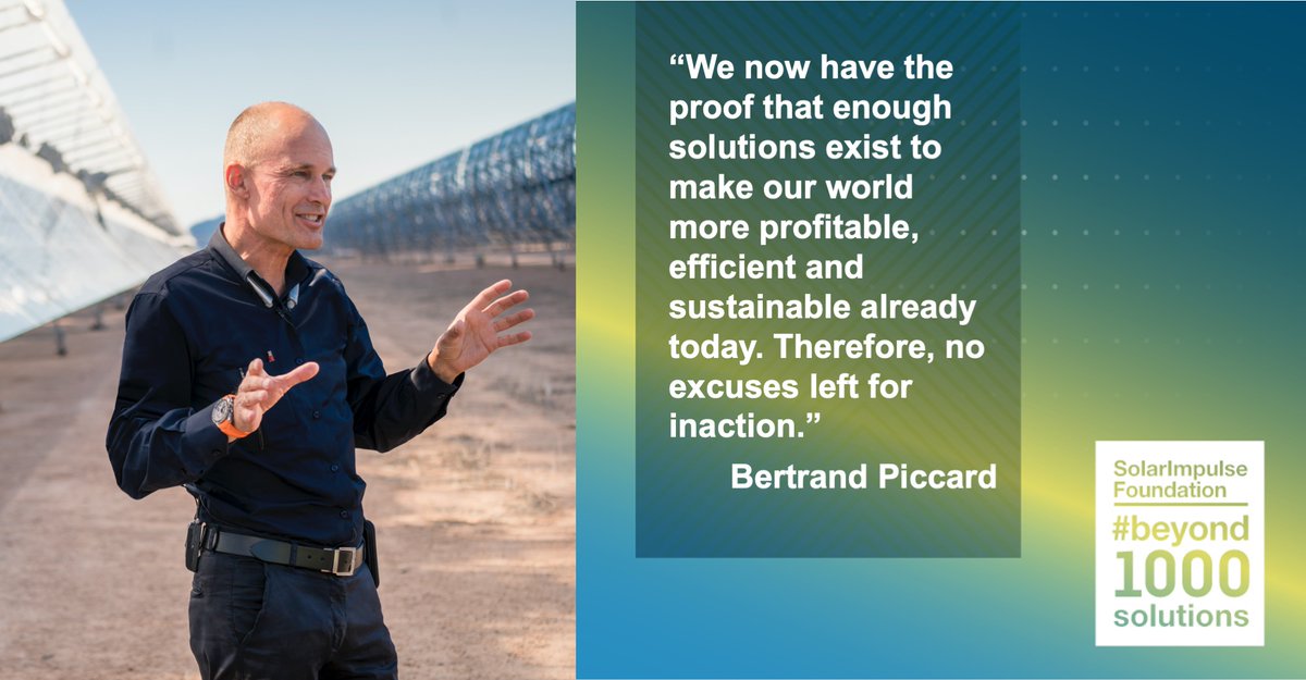 Too many governments and companies are announcing carbon neutrality targets for 2050 without taking the necessary action to achieve them. 

We will change that. #beyond1000solutions