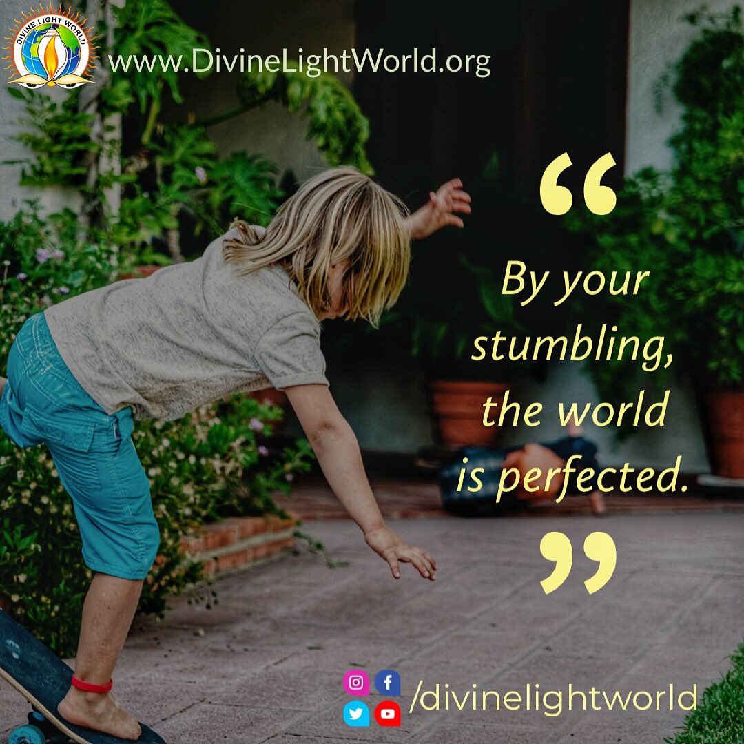 By your stumbling, the world is perfected. ~ #SriAurobindo 

#learnfromyourmistakes #learnfromothersmistakes #dontgrowoldgrowwise #praticemakesperfect #dontgiveup #dontputyourselfdown #risehigher
#meditate #innerstrength