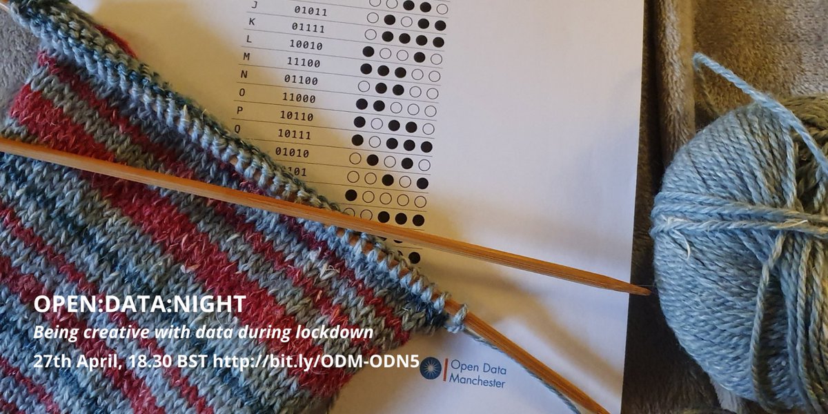 Open Data Night is back with a 'Being Creative with Data During Lockdown' special. 

We've  5-10 minute slots available for you to show off what you’ve done, how you did it – and maybe even explain how doing data has kept you sane over the last year.

bit.ly/ODM-ODN5
