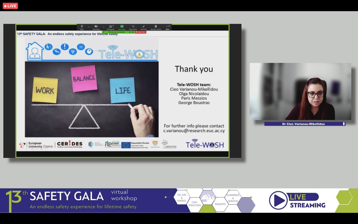 cleovarianou's tweet photo. @CoE_CERIDES presented @ Safety Gala 2021 the final outputs of Tele-WOSH project:
👉Teleworking and OSH mobile app https://t.co/mPTa9W6j39 and 
👉Teleworking and OSH guide https://t.co/sZZCQPFN45 

@eucresearch @EuropeanUniCy @GeorgeBoustras @ONicolaidou https://t.co/ynzUCRBHop