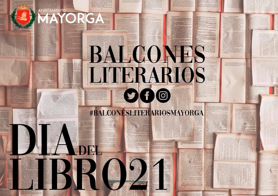 📆DÍA DEL LIBRO📚
Celebra el #DíaDelLibro2021 con @aytomayorga.
Del 19 de abril al 2 de mayo, cuelga tu cita literaria favorita de tu ventana o balcón.
Decórala🎨y sube📷en RRSS con #BalconesLiterariosMayorga.
Hagamos visible el día del libro en nuestro pueblo!
#DescubreMayorga✨