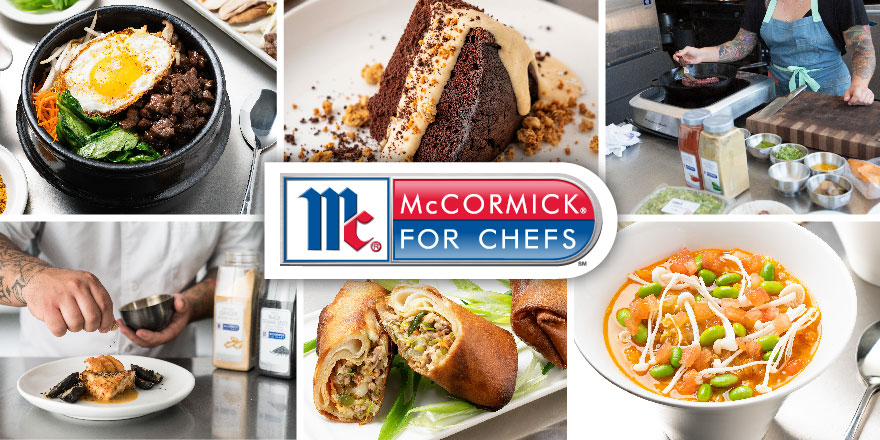 BRAND SPOTLIGHT: <a href="/McCormick4Chefs/">McCormick For Chefs</a> brings years of experience and a passion for food to operators in different settings. With spices, herbs, seasonings, sauces, &amp; condiments, McCormick for Chefs brings the support you need to make every meal memorable: bit.ly/39gJyWy