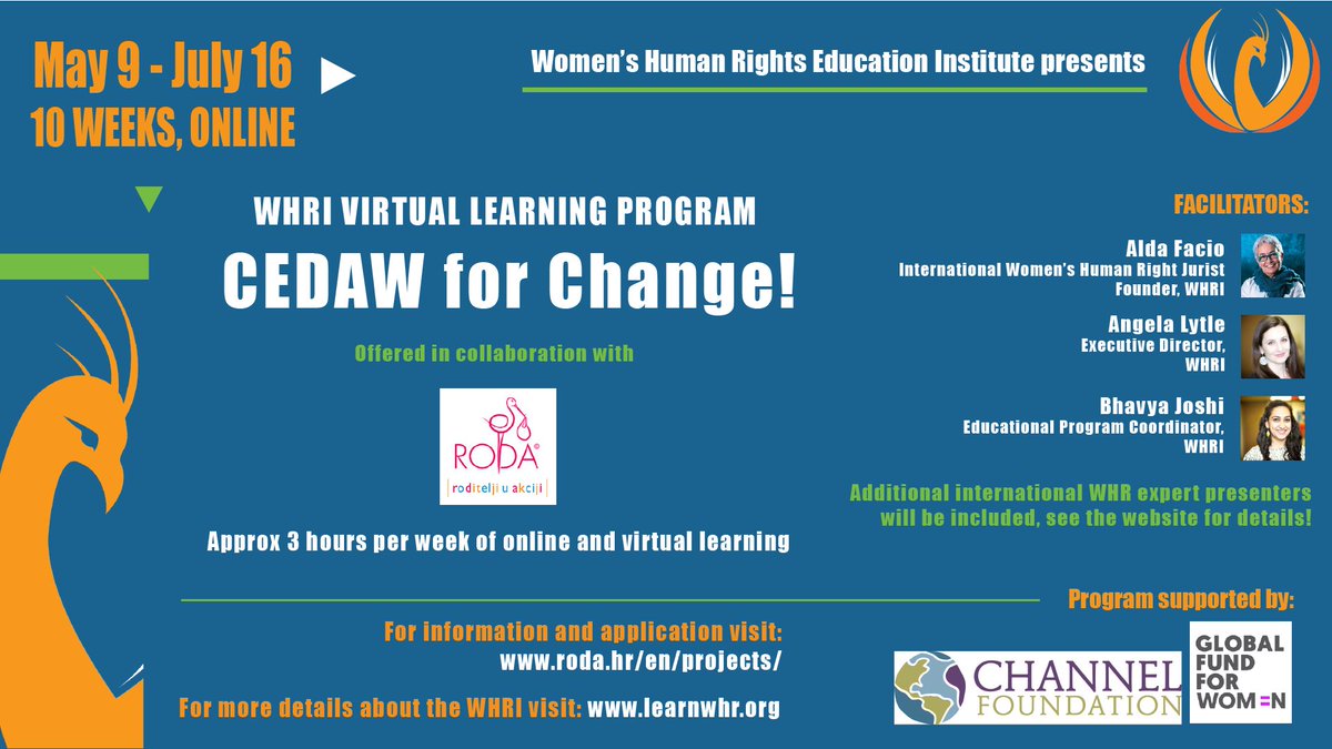 CEDAW Learning Opportunity - program for Eastern and Central Europe - deadline to apply April 19 - mailchi.mp/3ba4d7b6ff7f/c…