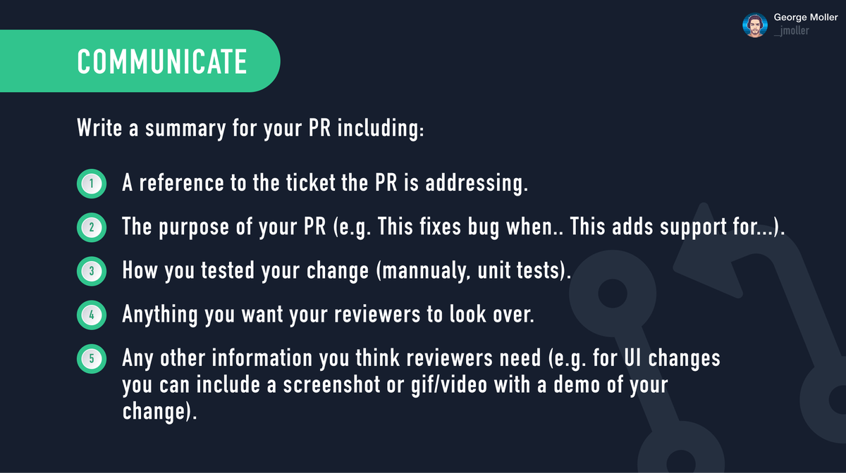 🧩 Google's Pull Request Best Practices 🧵 Thread 👇 - المسلسل من George ...