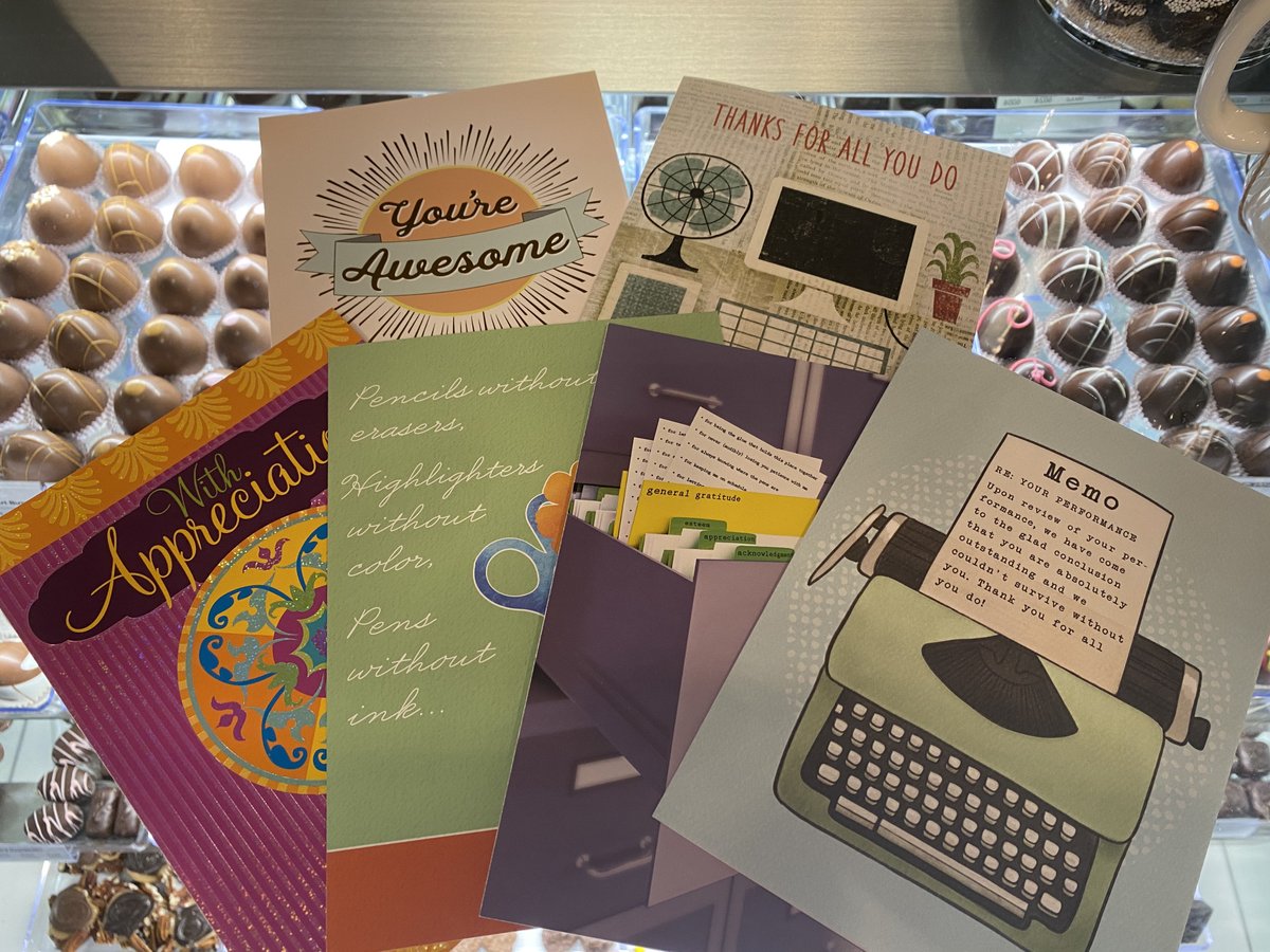 Administrative Professionals Day is next Wednesday, April 21. Wine Gourmet is stocked with the perfect greeting cards and exceptional gifts to show your appreciation! #roanoke #virginia #gifts #shop #chocolate #wine #beer #gifts