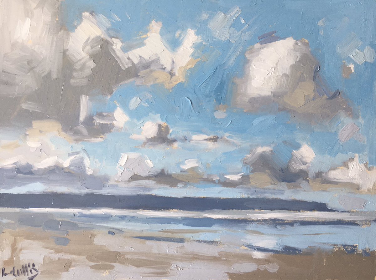 I’ve been photographing and adding new paintings to my website today. 

‘Calm Reflections, Saunton’ really benefited from being photographed in the perfect light today. It’s now on my website along with many other new paintings. 

louisecollis.com