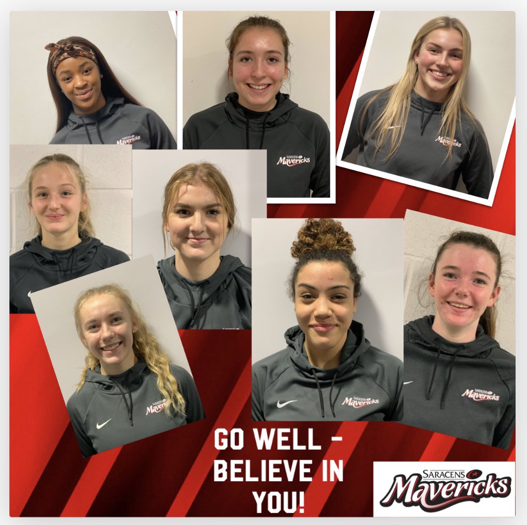 Wishing our pathway &amp; @SaracensMavs players all the best at <a href="/EnglandNetball/">England Netball</a> Roses Academy trials this weekend. 

Go well athletes. Give your best, that’s all anyone can ask. We are proud of you regardless of the result. 

❤️🖤🏐🏴󠁧󠁢󠁥󠁮󠁧󠁿🌹