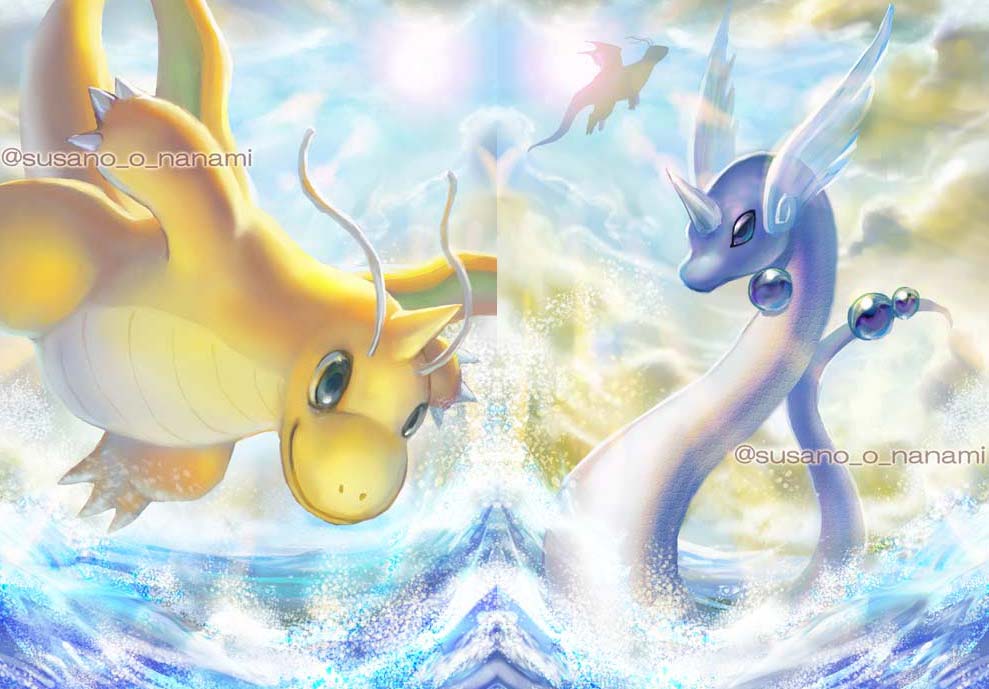 Twitter 上的 すさノお イラストとゲームとポケモン カイリューさん いろいろ ポケモンイラスト Fanart Dragonite T Co F6mmaae7ws Twitter