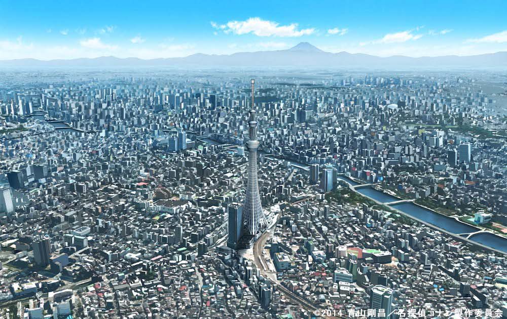 アンク 金曜ロードショー公式 S Tweet 東京スカイツリーをモデルにしている東都ベルツリータワーですが 高さはスカイツリー より１m高い635mという設定です 今回の物語は 東京スカイツリーから 雷門の間にある吾妻橋や駒形橋周辺が舞台になっています 名探偵