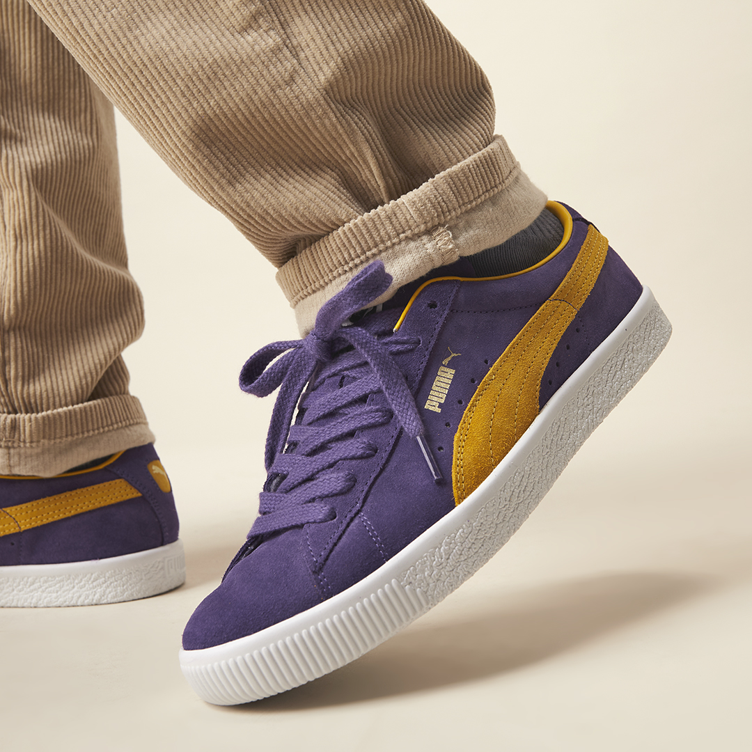 acelerador Agradecido Pulido size? on Twitter: "Inspired by @PUMA Suede's basketball heritage, this Suede  Teams pays homage to the famed purple and yellow hues of the LA Lakers.  Click the link to shop &gt; https://t.co/tQcL9bUylj