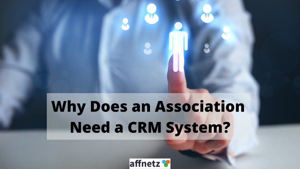 affnetz's tweet image. Customer Relationship Management can help Associations. See our blog, “Why Does an Association Need a CRM?” bit.ly/3uW7zuG. See affnetz.com or contact Trent Gifford at tgifford@affnetz.com.    #associations #associationsoftware #memberdatabase