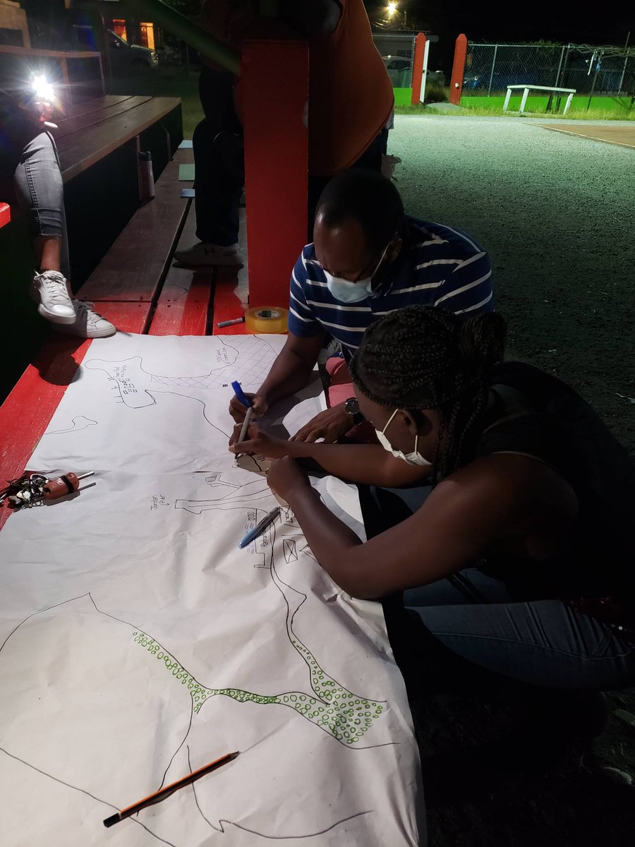 chaneilcimhoff's tweet photo. Last Evening, I joined the Teams at EAG & PRABRO to conduct some Community Mapping in Parham Town. We identified vulnerable areas in disasters and spoke about how the Community can mitigate Environmental Risks and Disasters.
.
.
.
.
#ParhamTown
#EAGAntigua
#PABRO
#CommunityPride https://t.co/U3mDSNXqAq