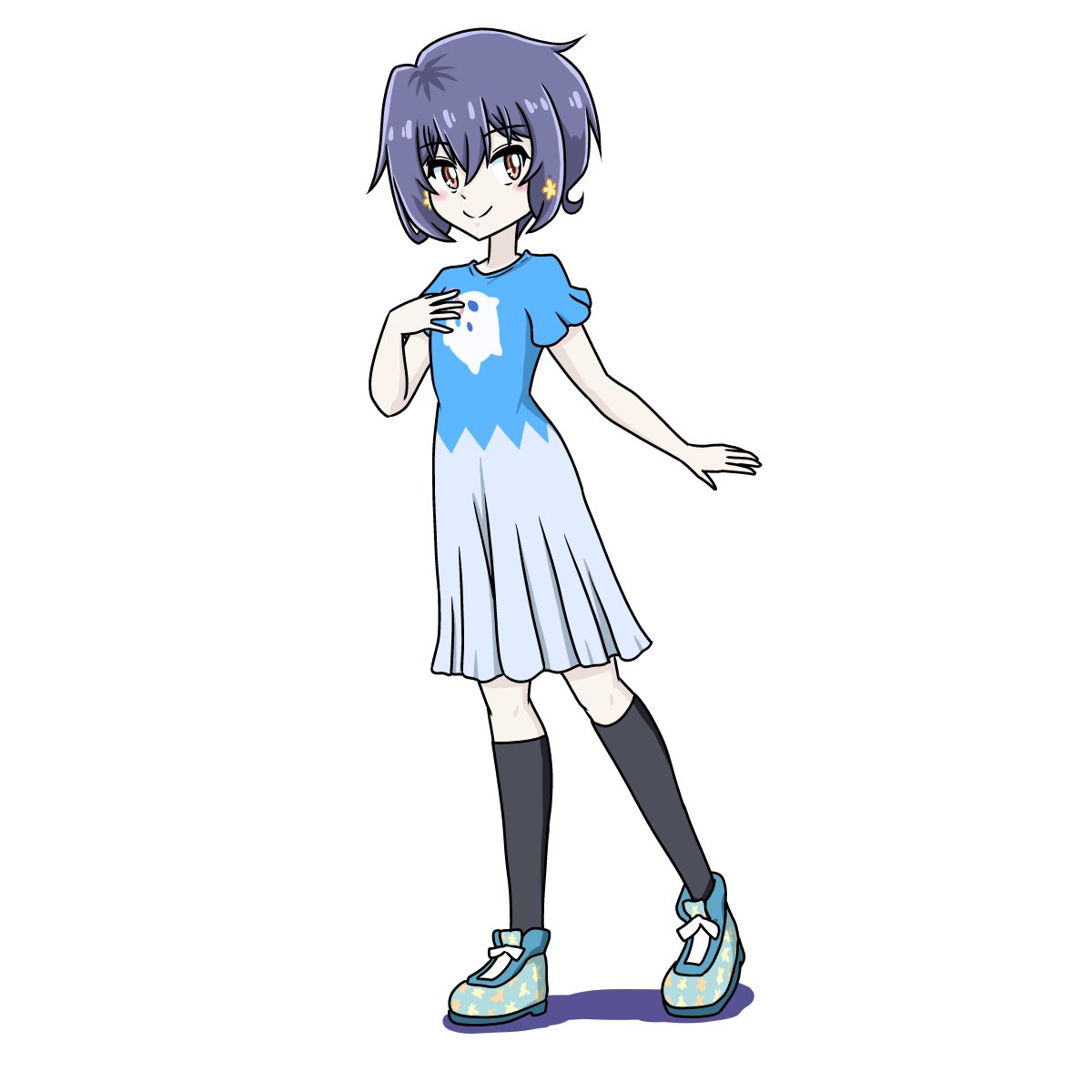 ドド S Tweet 本日のお絵描き いい感じにまわったりしてたときの水野愛さん 予告で見た時は上半身しか見えなくてシャツだと思い込んでいて ホットパンツだとサキさんと被るし短いスカートかショートパンツかなと想像を巡らせてたんですがまさかの ワンピース