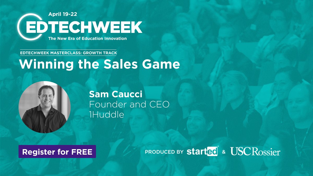 samcaucci's tweet image. Next week...👀 #edtechweek #edtechweek2021
