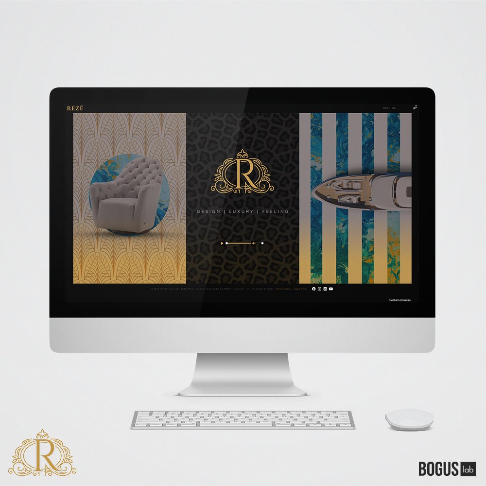 Progettazione e realizzazione website per Rezé, interior designer di yacht, spazi commerciali e residenziali ✨

#BogusLab #webdesign