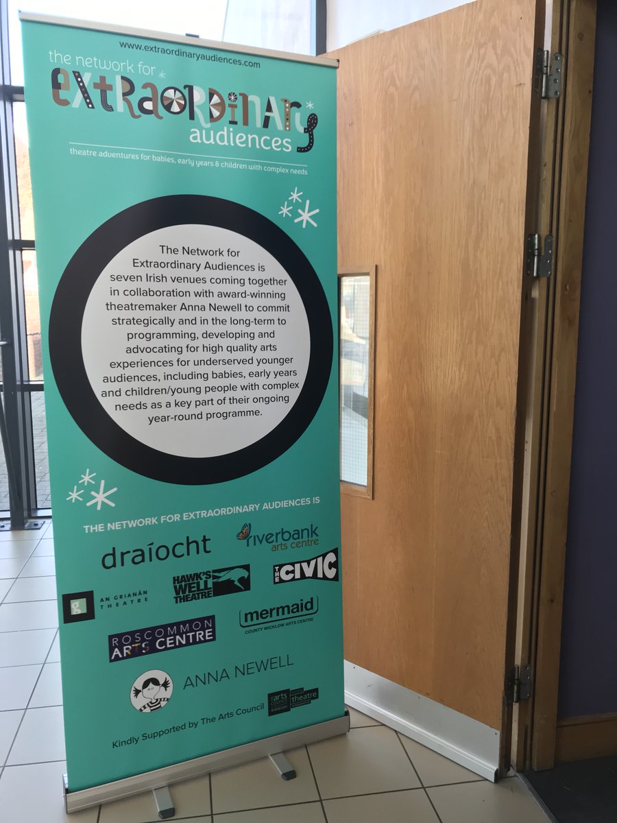 civictheatre's tweet photo. Look what #poppedup in The Civic today!
The Network for Extraordinary Audiences is seven Irish venues coming together in collaboration with artist @annanewell
Find out more about The Network For Extraordinary Audiences here:
https://t.co/uqUoiEUk8O https://t.co/YzQzlLGtpu