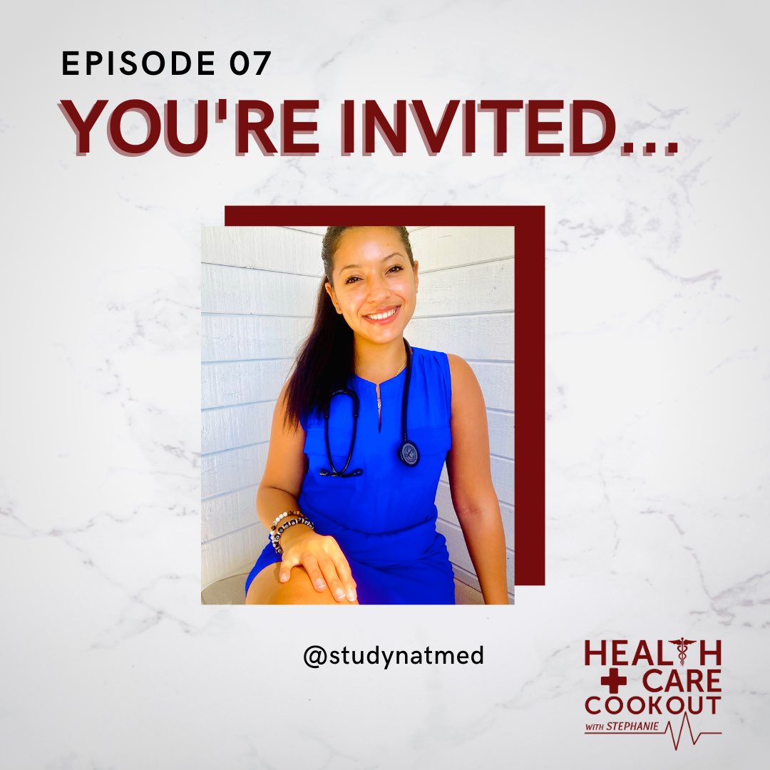 HCCookout's tweet photo. Ep. 7: Naturopathic Medicine with Walkiria Marte🎙⚕️ 
You can find Walkiria on Instagram and Facebook @studynatmed 
Follow us on Instagram @healthcarecookout and Twitter @HCCookout. Email any questions to healthcarecookout@gmail.com. Link is in bio! https://t.co/aEx6zdMOay