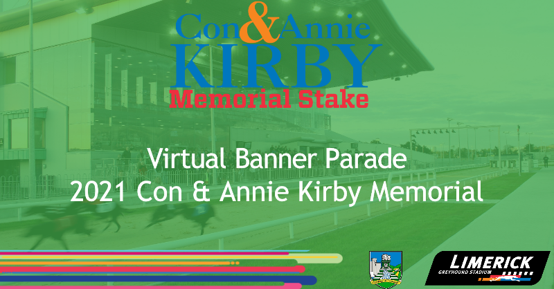 LimkGreyhound's tweet photo. 📣 𝗩𝗜𝗥𝗧𝗨𝗔𝗟 𝗕𝗔𝗡𝗡𝗘𝗥 𝗣𝗔𝗥𝗔𝗗𝗘 📣

Thank you to all who took part in last week's Banner #VirtualParade supporting their #Kirby2021 greyhound

Have a look now on https://t.co/Mn6rwUw50F

Congrats @mungretgaa!

#GoGreyhoundRacing #ThisRunsDeep @LimerickCLG #Limerick