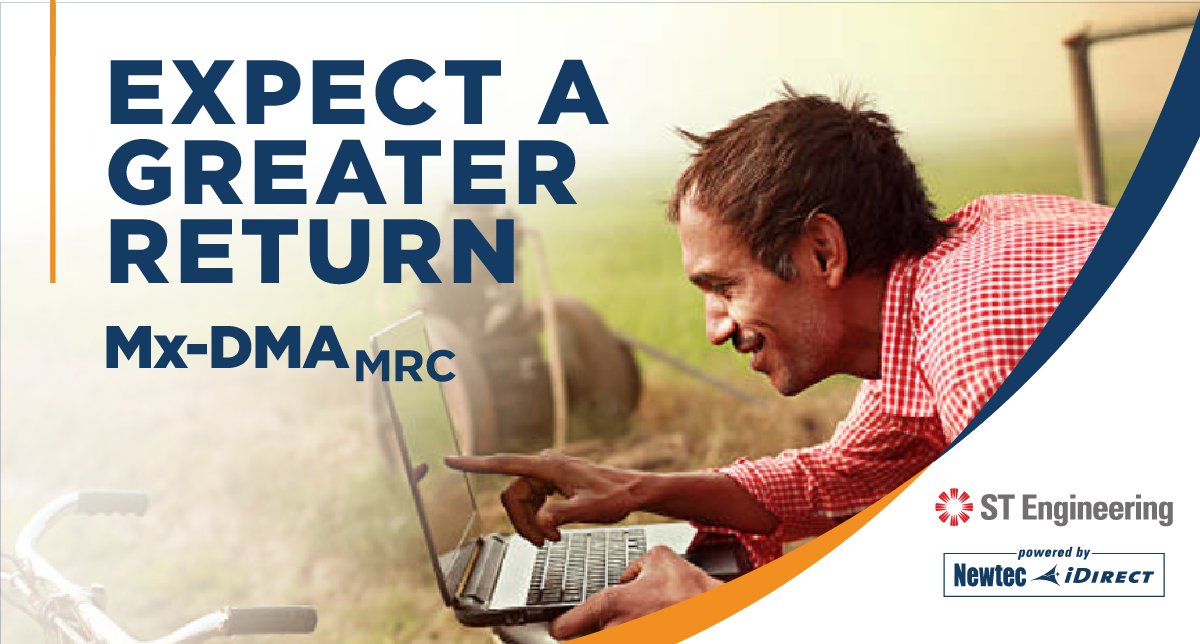 iDirect's tweet photo. Expect greater scalability &amp; market access with an entirely new dimension of service flexibility. Experience Mx-DMA MRC on #NewtecDialog, the industry’s most efficient, dynamic return technology. Discover more from our recent webinar, now on demand. https://t.co/u8rxn4PcEA https://t.co/buX4Rm1Xb3