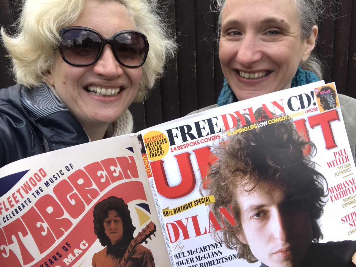 sonjatodd's tweet photo. Nerd alert. Having a #WAPParty over @bobdylan with @storytails. Crop top by @iamcardib, woolly cardi by @BounceVintage, look what youโve done to us @missbarton https://t.co/00yEv6NMF3
