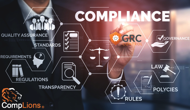 CompLionsGRC's tweet image. Realtime controle krijgen over je Privacy, Governance, Risk, Compliance &amp;amp; Certificeringsvereisten met @CompLions meer weten -&amp;gt; complions.com 
#GRC #Compliance #regulations #rules