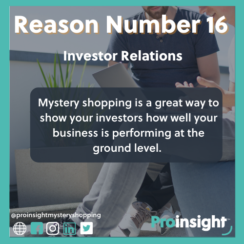 Proinsight Mystery Shopping tweet media
