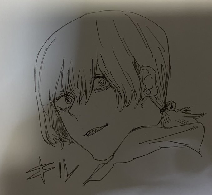 昔 描いた漫画の主人公です 