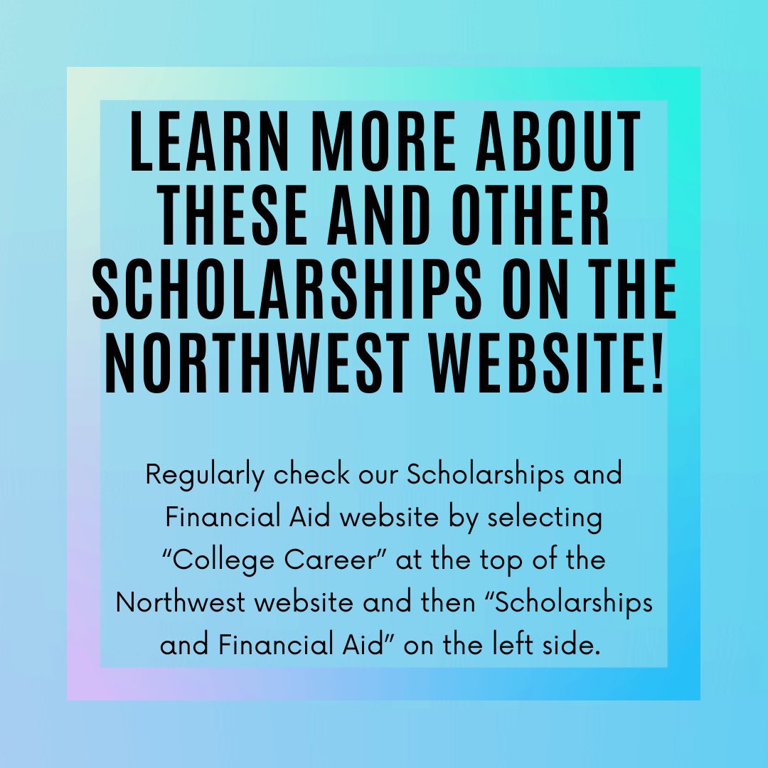 NWHSPTSA's tweet photo. Use your time wisely today - check out scholarship opportunities and apply! @NWHSPTSA @NWHSBoosters @nwhs_sga @NWHS2021 @JSMemorial @NW_Counseling Click here for info: https://t.co/PK57UPMFPm https://t.co/nUCacK13E2