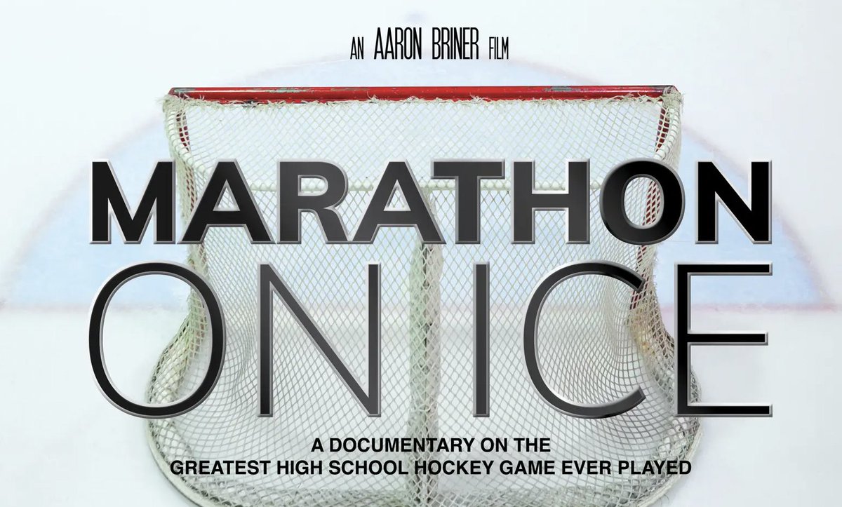 YouthHockeyHub's tweet photo. Marathon on Ice

It's here, a documentary on the epic 1996 Duluth East/Apple Valley 5OT semifinal game.

A very thorough account of both teams path to the game, several interviews (players, coaches and media).

Cost: $2.99 (rent), $9.99 (download)

Link: https://t.co/ujxezSBTLK https://t.co/SbJMl5sWE5