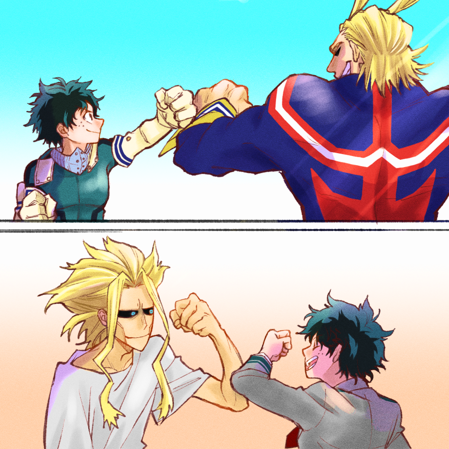 ヒロアカ絵✍ オールフォーワンとの闘いは本当熱かった…オールマイト