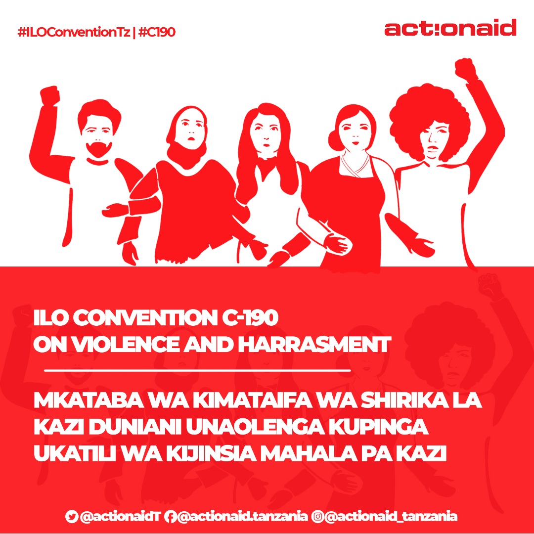 Je, unaufahamu Mkataba wa Shirika la Kazi Duniani No.190 uliodhinishwa June 2019 (Violence and Harassment Convention NO. 190)? Unahusu nini? #ILOConventionTz |#C190