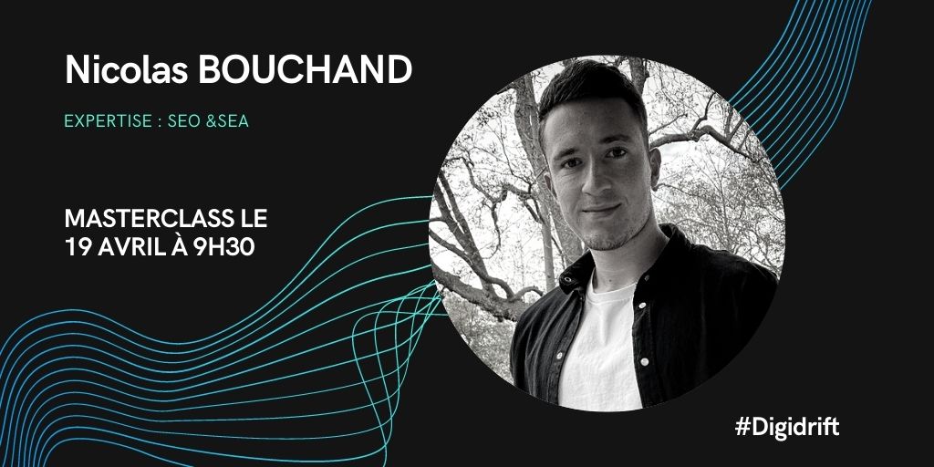 📸 PRÉSENTATION DE L'ÉQUIPE #Digidrift 🏎

On fini les présentations avec notre dernier expert, <a href="/nbouchand13/">Nicolas Bouchand 🔱</a> qui vous dévoilera les meilleurs sites internet et leurs performances en SEO et SEA dans l'industrie de l'automobile !

⏰ RDV Lundi 9h30⏰

#MBADMB #Masterclass