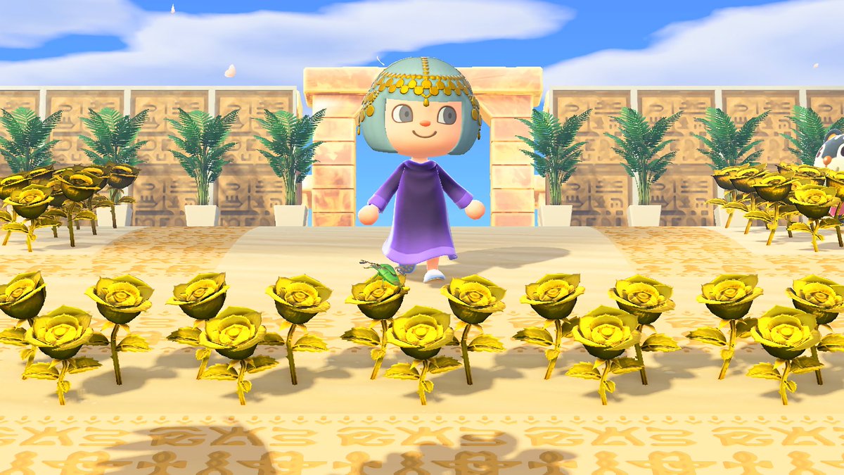 sansaviour's tweet photo. Spent a few weeks lazily creating a desert and only discovered the existence of ‘desert core’ today!! Time to get some dream inspiration #acnh #animalcrossing #AnimalCrossingDesigns #desertcore #desert #acnhdesert #acnhpyramid https://t.co/CSj5Svyk28