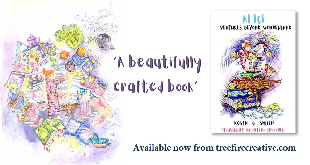 Hi <a href="/dtrhradio/">Down the Rabbit Hole</a> If you're ever doing an episode on #AliceInWonderland, I'd love for you to take a look at my latest #ChildrensBook, Alice Ventures Beyond Wonderland, published last month ⬇️
alicebeyondwonderland.com