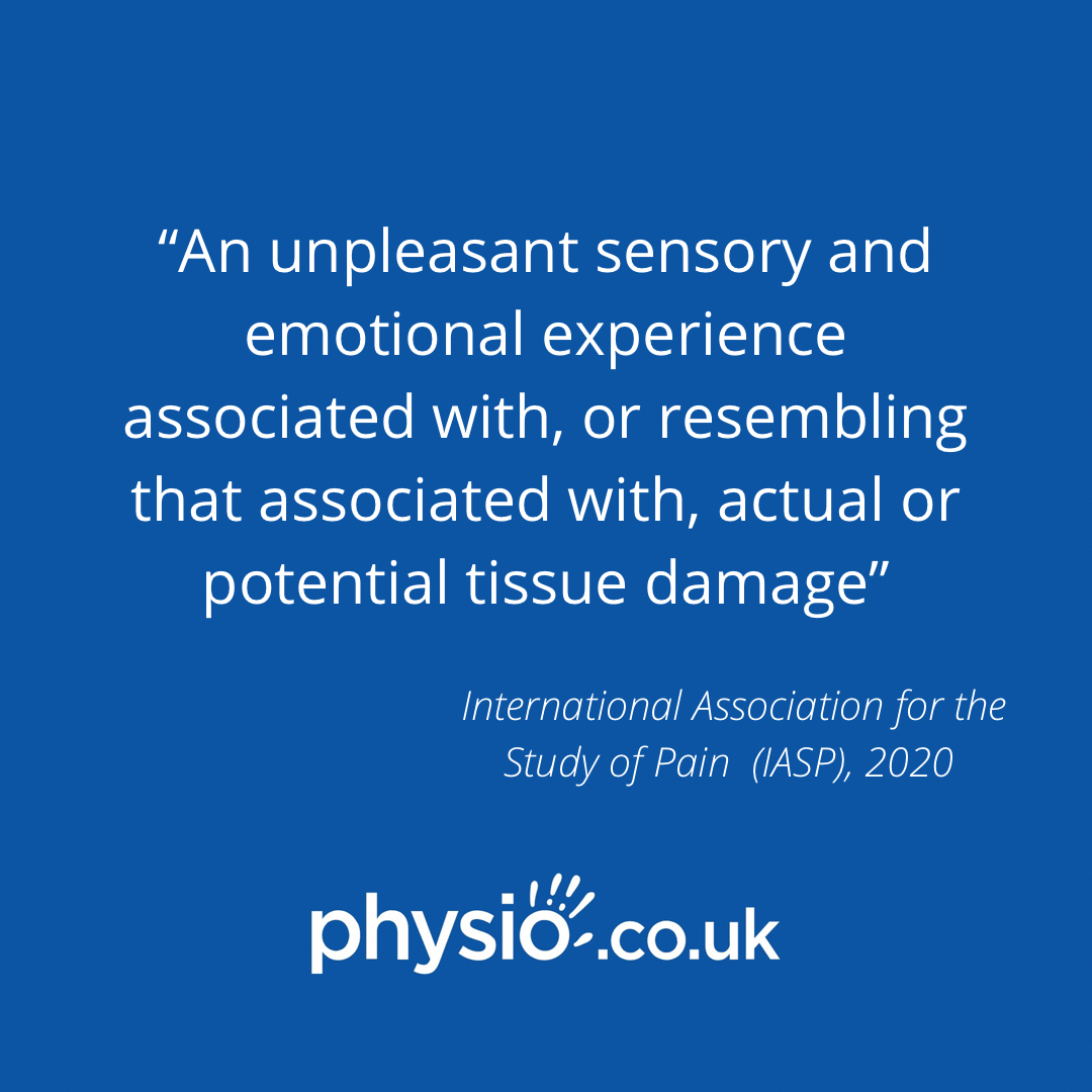 A new definition of Pain was published by IASP recently with the previous one established in 1979!?! 🤓

All our therapists understand that pain can be a complex individual experience and we do our best to help reduce our patients pain... or improve their lives with it! 😊💪